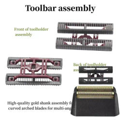 Replacement head Foil & Cutter Bar Assembly Compatible with wahl 5 Star Series Finale Shaver Foil 7031-100, 7043-100
