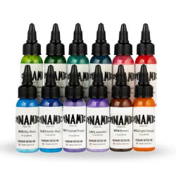 12PCS 30ML/Bottle Tattoo Ink Set Professional Tattoo Pigment Permanent Skin Body Art Tattoo Ink Natural Plant Extract Pigment