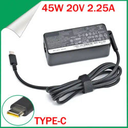20V 2.25A 45W Type USB C Laptop AC Adapter Power Supply ​Charger For Lenovo C330 S330 C340 S340 100E T480 T480S T580 T580S E480