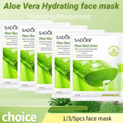 Aloe Vera Moisturizing face mask Brightening Hydrating Natural plant ingredients Soothing face Care beauty skincare
