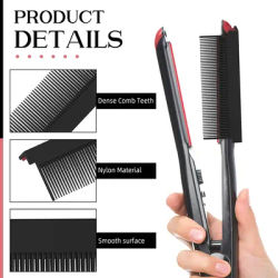V Type Washable Folding Hair Straightener Comb Hairdressing Brush Comb Barber Accessories Comb For Hair Hair Styling Clip Tool