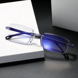 1.0 -1.5 -2 -2.5 -3 -3.5 -4 -4.5 -5 -5.5 -6 Myopia Memory Optical Glasses Half Frame Finished Men Women Shortsighted Eyeglasses
