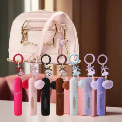 5ml Mini Perfume Bottle Leak-proof Empty Spray Rotating Bottle Refillable Spray Atomizer Bottle Portable Cosmetic Containers