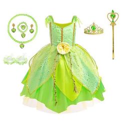 Settimana del libro 2026 Peter Pan Fiaba Principessa Elfo Campanellino Vestito Bambina Vestito Tulle Personaggi dei libri di fiabe Film Cosplay per bambine Carnevale per bambini Spettacolo mondiale Vestito educativo