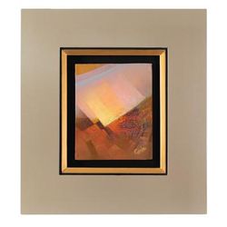 'Landscape-Inspired Modern Abstract Framed Oil Painting'