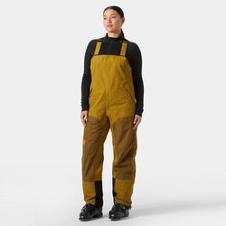 Helly Hansen Women's Emiko Shell Bib Pants Brown XL