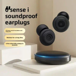 Sound Insulation Noise Reduction Earplug Mute Earplug Dormitory Nap Soft Noise Prevention Sleep Noise Reduction Silicone Earplug