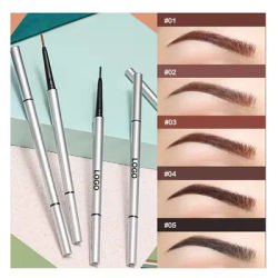 50pcs Customize Logo Vegan Organic Eyebrow Pencil With Brush Eyebrow Pencil Private Label Waterproof Custom eyebrow Pencil