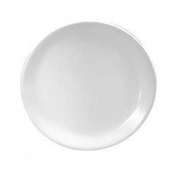 Oneida F8000000146C 9 7/8" Round Buffalo Plate - Porcelain, Bright White, 2 Dozen