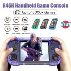 NEW R46H Retro Handheld Video Game Console Linux System 4.2 Inch IPS Screen R36H PRO MAX Portable Pocket Video Player Boy Gifts