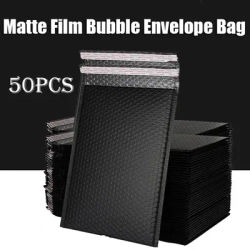 Envelope Bags 50pc Black Foam Self Seal Bubbles Mailers Padded Shipping Envelopes With Bubble Mailing Bag Shipping Packages Ba g