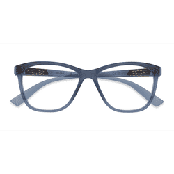 Female s horn Matte Trans Abyss Plastic Prescription eyeglasses - Eyebuydirect s Oakley Alias