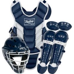 Rawlings Players 3.0 Series Baseball Catcher's Set - Tee Ball Navy/White