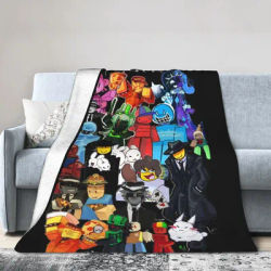 Forsaken Character Flannel Blanket Winter Warm Soft Throw Blanket for Children Home Decor Print Bedspread Sofa Bed Cover