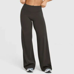 Straight Leg Yoga Pants Soft Butter Fabric Women Clothes Middle Waist Gym Pants Leggings Fitness Pilates Running Sports Trousers