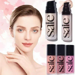 Saie High-gloss Liquid Powder Blusher All-over Face Brightening Highlighter Moisturizing Long Lasting Makeup Liquid Shadow Gel