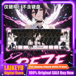 Chainsaw Man Anime Reze Makima Themed Keycap Mechanical Keyboard Cherry PBT Custom Keycap Side engraving PC Gaming Keyboard Gift