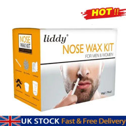 1 Set Hair Removal Nose Wax Kit Nose Hair Wax Removal Cosmetic Tool Nose Trimmer Men Nose Hair Remover Waxing Nasal Wax 50g