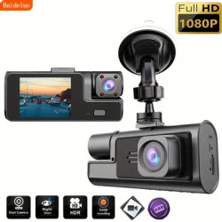 1080P Dual camera Dash Cam for cars,Front And Inside,car camera with IR Night Vision,Loop Recording,wide angle Car DVR Came