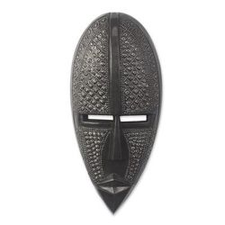 True Love Always,'Handmade African Sese Wood Mask'