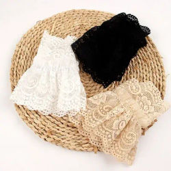 1 paire de fausses manches détachables, nouvelle mode printemps automne, manchettes en dentelle, volants, manches coudières, pull, couverture de bras décorative