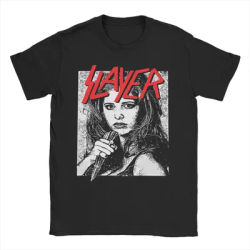 Men Women's T-Shirt Buffy Vampire Metal Mashup Slayer Band Pure Cotton Tee Shirt Short Sleeve T Shirts O Neck Clothes Plus Size