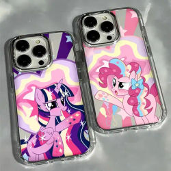 Coque de téléphone dessin animé mon petit poney, étui Transparent pour iPhone 17 16e 16 15 14 13 12 11mini Pro Max X XR XSMAX 8 7 Air Plus
