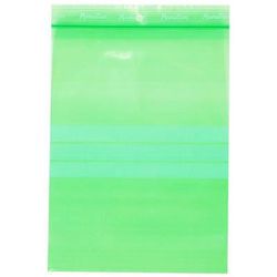 sachet zip recyclé - vert 100µm - 230x160mm - manutan expert