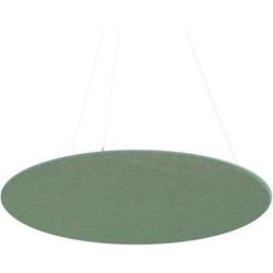 Panneau Plafond Rond Feutre Pet Acoustique Vert Pétrole - Smit Visual
