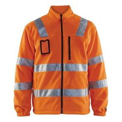 Veste Polaire Haute Visibilité Orange Fluorescent Taille L - Blaklader