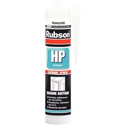 mastic spécial vitrage hp - translucide - rubson