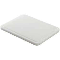 planche pehd 500 - rigole - 40x30x2cm - blanc
