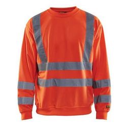 Sweat Haute Visibilité Rouge Fluorescent Taille L - Blaklader