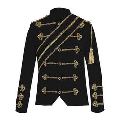 Retrò Vintage Rococò Cappotto Mascherata Giacca da circo Lunghe Principe Aristocratico Costume Per uomo Carnevale Mascherata Evento / Festa Adulti Cappotto Autunno Inverno