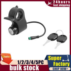 Throttle For Kukirin G2 Max/G2 Pro Electric Scooter Speed Throttle Switch Lock 5-Pin Throttle Accelerator Switch with Key Parts
