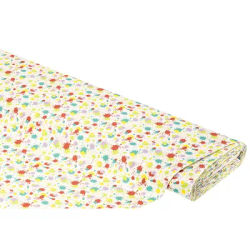 Tissu coton "éclaboussures", multicolore, de la série "Mona"