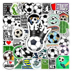 Soccer Football Sports Stickers Sports Players Jerseys Helmets DIY Gift Toys Decal for Laptops Phones Bottles Decor Waterproof