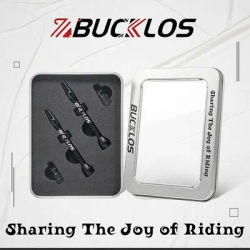 BUCKLOS Bicycle Tubeless Tire Valve 40mm 44mm 55mm Bike Tubeless Valve Aluminum Alloy Bicycle Presta Valve for MTB Road Bike