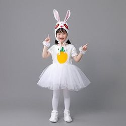 Settimana del libro 2026 Costume da band di animali Costume di Gruppo Fantasia animale coniglietto di Pasqua Vestiti Divertente Bambini Unisex Giornata universale dell'infanzia Pasqua Settimana del