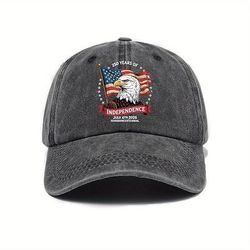 Cappellino da baseball Bandiera Americana Retrò Vintage Eredità Patriotico 1776-2026 per Unisex Adulti Stampa 3D per Giorno dell'Indipendenza / 4 Luglio 4 Luglio All'aperto Casual Quotidiano