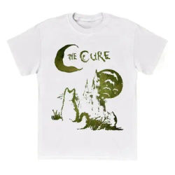 The Cure Cat T-shirt 90s Alt Indie Rock Clothes Band T Shirt Hip Hop Tee Men Women Clothing Y2k Tops