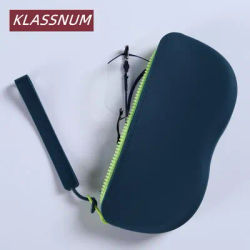 KLASSNUM – sac à lunettes en Silicone souple avec fermeture éclair, rangement de lunettes de soleil, étui étanche pour femmes, couleur anti-poussière, porte-lunettes