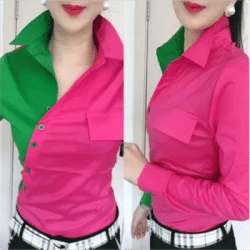 Chemise Slim à Manches sulfpour Femme, Haut Décontracté, Streetwear, Cardigan, lèvent, Abonnés