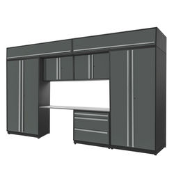 Proslat FusionPlus 13 ft set - Handy 3 Drawer & Overheads