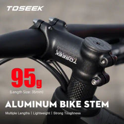 TOSEEK Ultralight Bicycle Handlebar Stem 7 Degree 35 Degree Mtb Stem 35mm 45mm Power Mtb 31.8mm Aluminum Spare Parts For Bicycle
