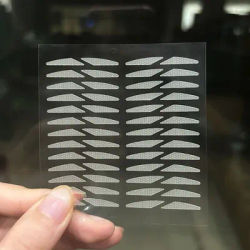 1 Sheet Invisible Double Eyelid Tape Transparent Self Adhesive Natural Big Eyes Lift Non-marking Mesh-Lace Eye Stickers Eyes