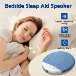 Mini haut-parleur Bluetooth sans fil anti-bruit pour le sommeil, à placer sous l'oreiller, son haute technologie, portable, rechargeable, cadeau pour l'insomnie et la relaxation