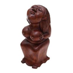 Bosom,'Handmade Female Form Wood Sculpture'