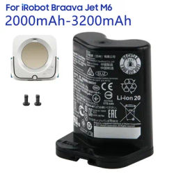 Batterie de rechange 2000mAh-3200mAh pour aspirateur robot IRobot Braava Jet M6 ABL-C, batterie intégrée 18650 3S1P