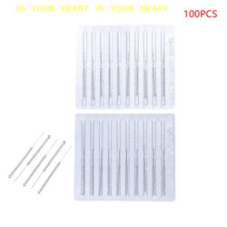 100 PCS Plasma Pen Needles For Spot Mole Freckle Tattoo Removal Point Pen Machine Beauty Equipment